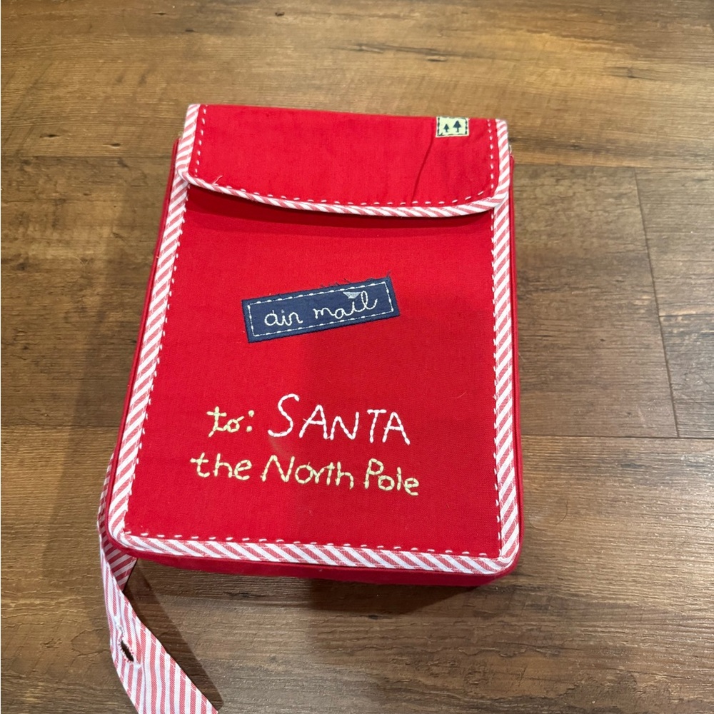 Pottery Barn Red Santa Mail Bag